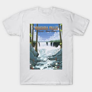 Niagara Falls Travel poster T-Shirt